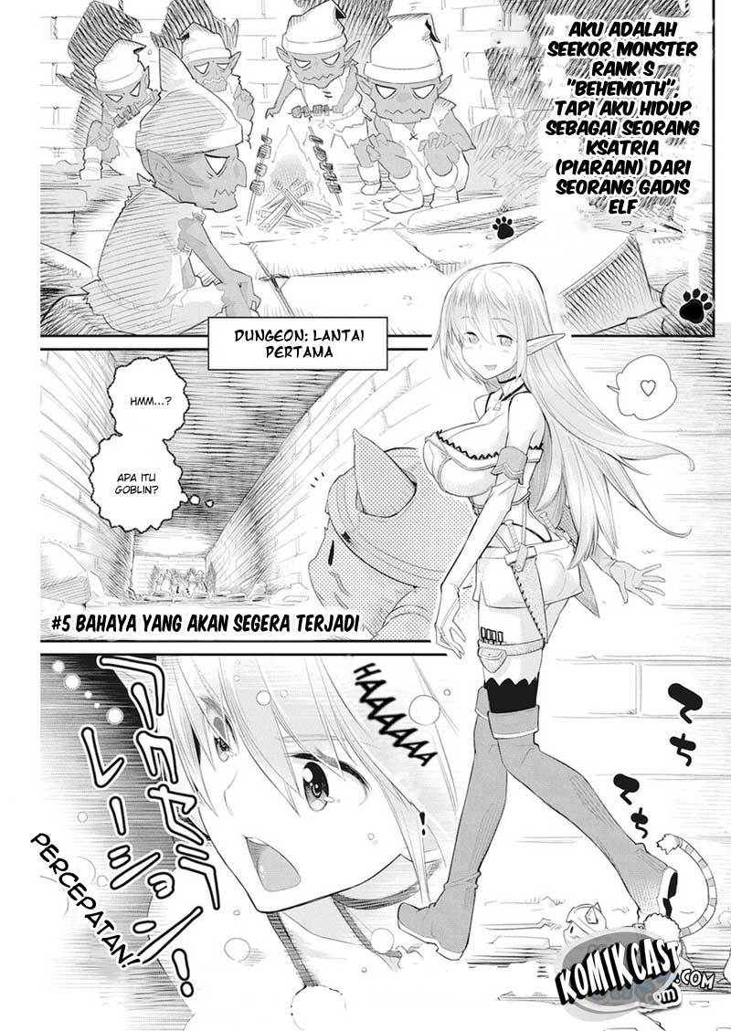 S-Rank Monster no Behemoth Dakedo, Neko to Machigawarete Erufu Musume no Kishi (Pet) Toshite Kurashitemasu Chapter 05 Bahasa Indonesia